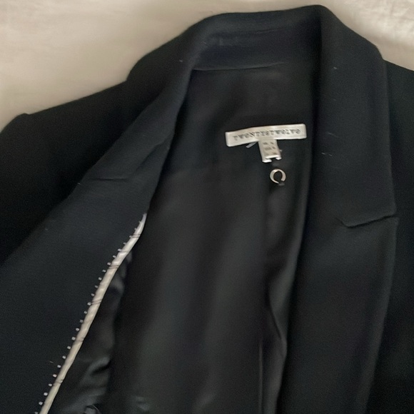 Pepe Jeans TwentyTwelve Asymmetric Wool Coat - Picture 5 of 7